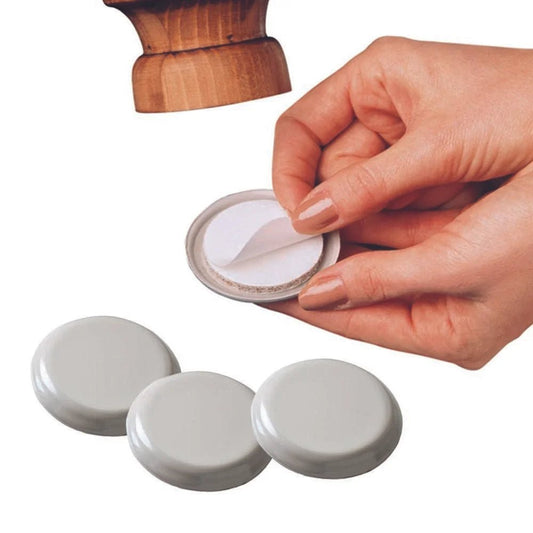 Furniture Sliders, Self - adhesive, Beige, 8/Pack - Online Supply Closet