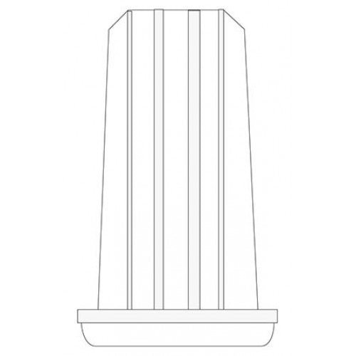 SQ - P Square Plastic Socket – 1″ OD Square Tubing | Master Manufacturing - Online Supply Closet