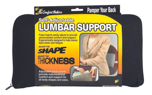 The ComfortMakers Adjustable Lumbar Support – Standard & Deluxe | Master Manufacturing