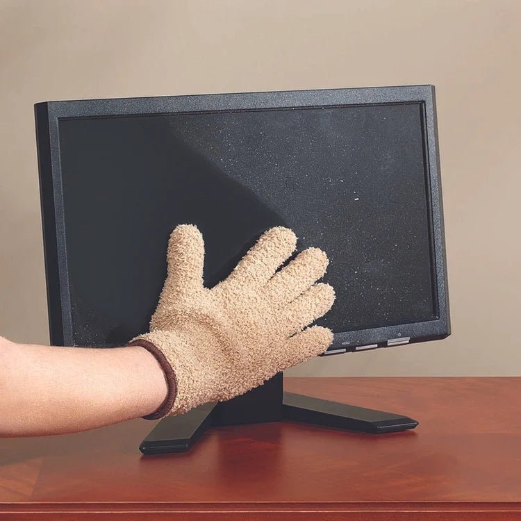 CleanGreen Microfiber Cleaning & Dusting Gloves - Online Supply Closet