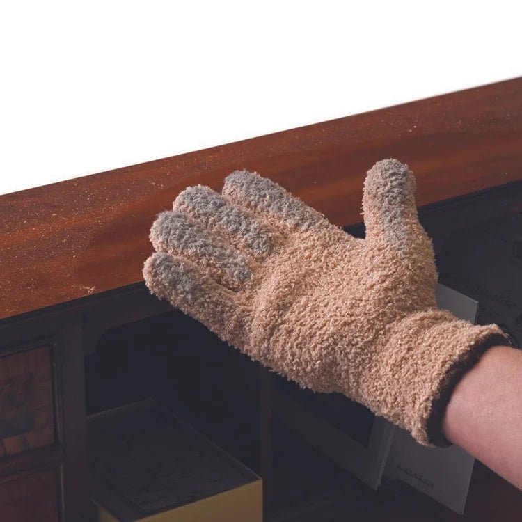 CleanGreen Microfiber Cleaning & Dusting Gloves - Online Supply Closet