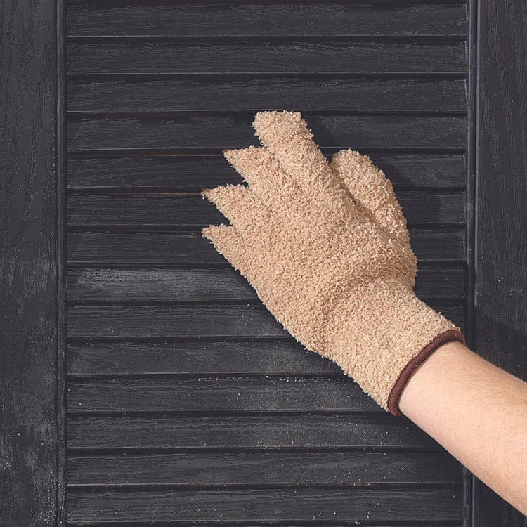 CleanGreen Microfiber Cleaning & Dusting Gloves - Online Supply Closet