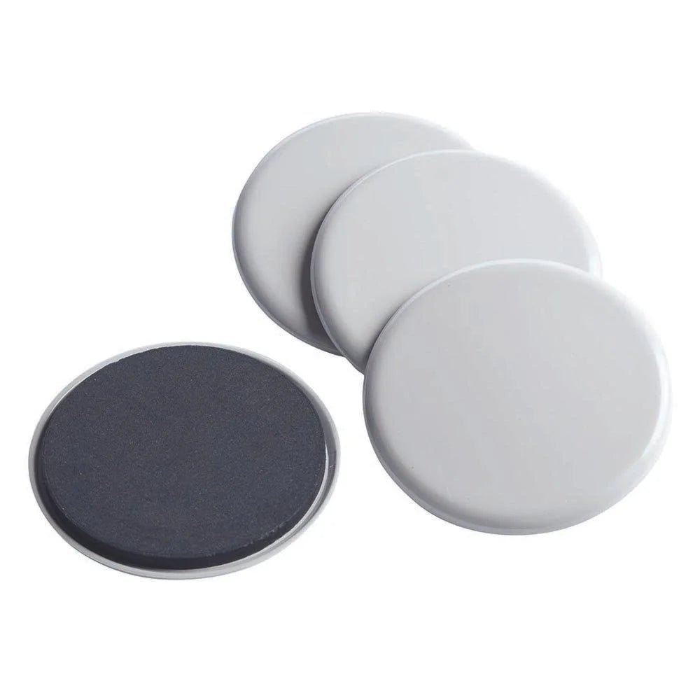 Furniture Sliders, Reusable, Beige, 4/Pack - Online Supply Closet
