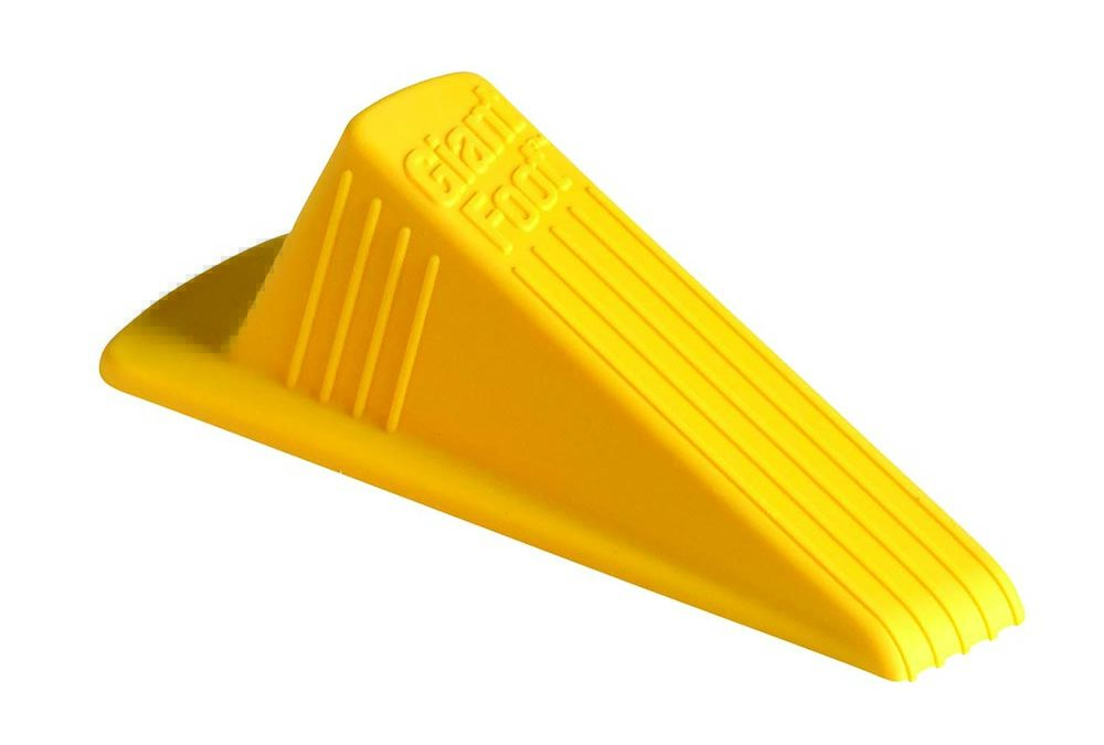 Giant Foot® Doorstop – Extra - Large Heavy - Duty Rubber Door Wedge (1 - Pack or 2 - Pack) - Online Supply Closet