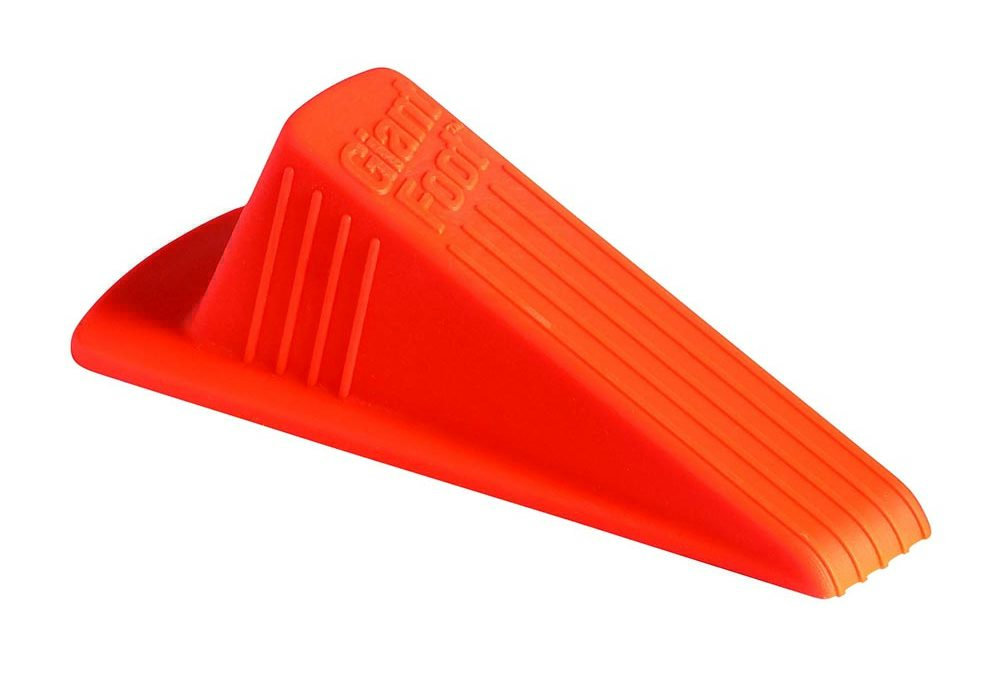 Giant Foot® Doorstop – Extra - Large Heavy - Duty Rubber Door Wedge (1 - Pack or 2 - Pack) - Online Supply Closet