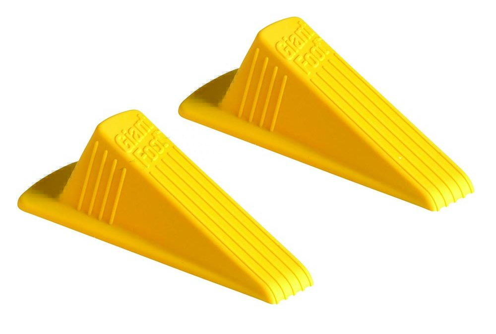 Giant Foot® Doorstop – Extra - Large Heavy - Duty Rubber Door Wedge (1 - Pack or 2 - Pack) - Online Supply Closet